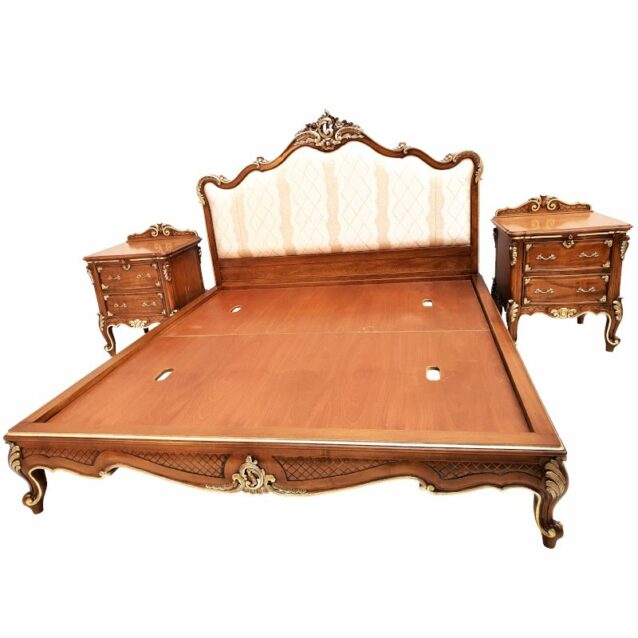 French Provincial Carved Bed