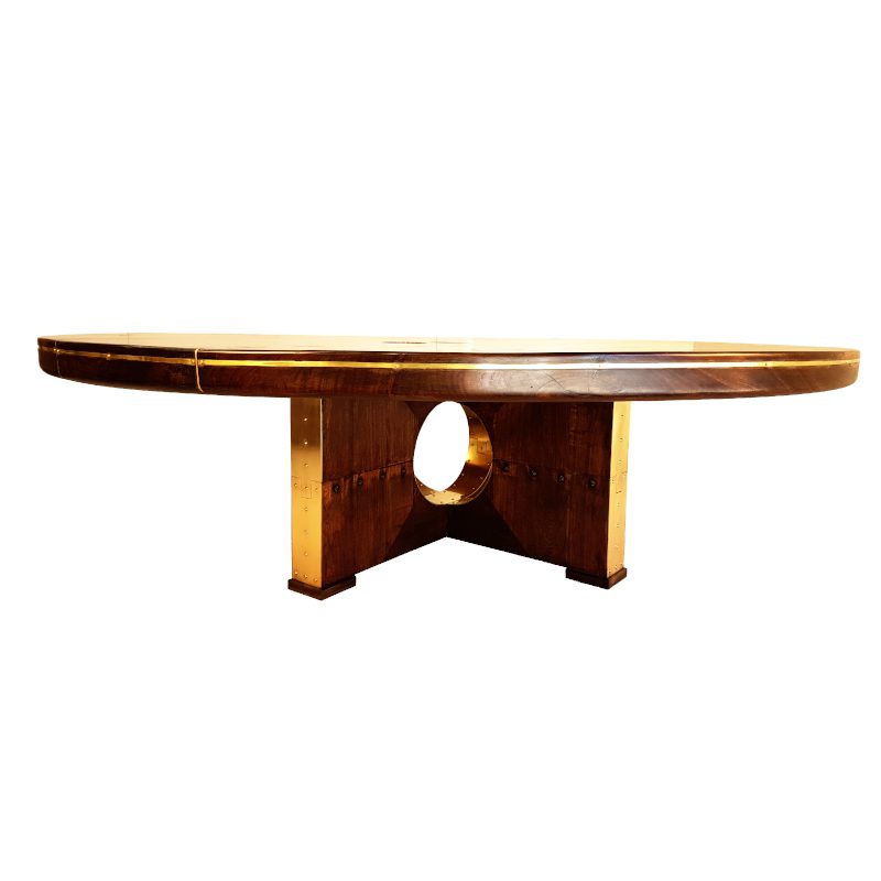 Africa Entrance Table with brass detail - Image 10