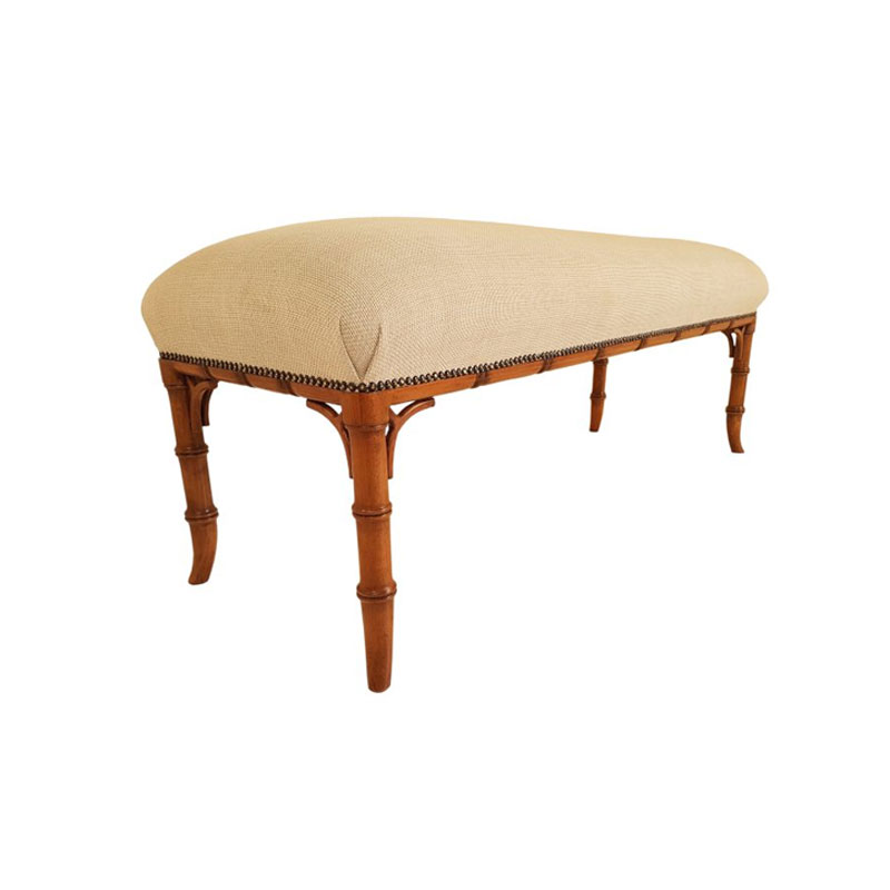 Bamboo Ottoman | Classic Revivals