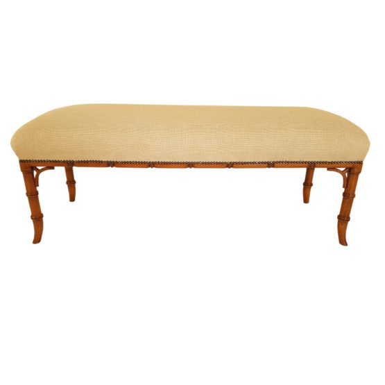 Bamboo Ottoman | Classic Revivals