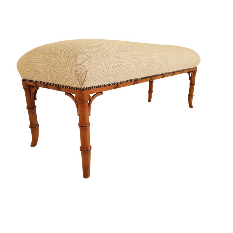 Bamboo Ottoman | Classic Revivals