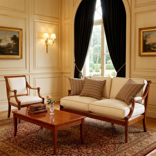 Biedermier 2 Division Sofa