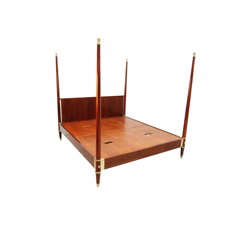 Brass Touched Four Poster Bed | Classic Revivals