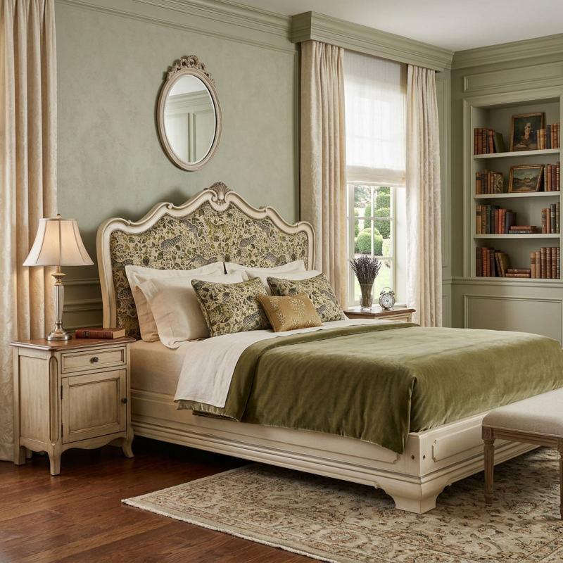 Cecil Wood Bed