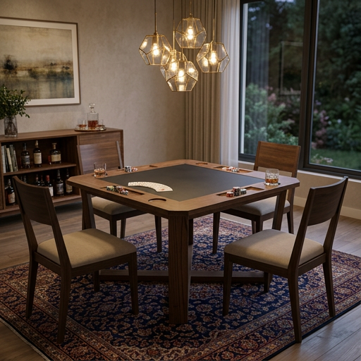 ChicCard Sleek Wood Table