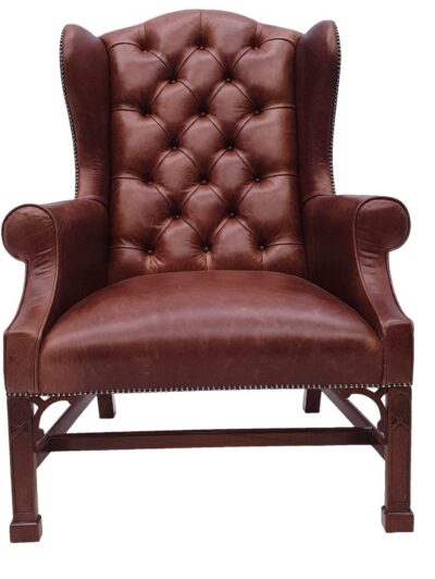Chippendale Wingback Office Chair