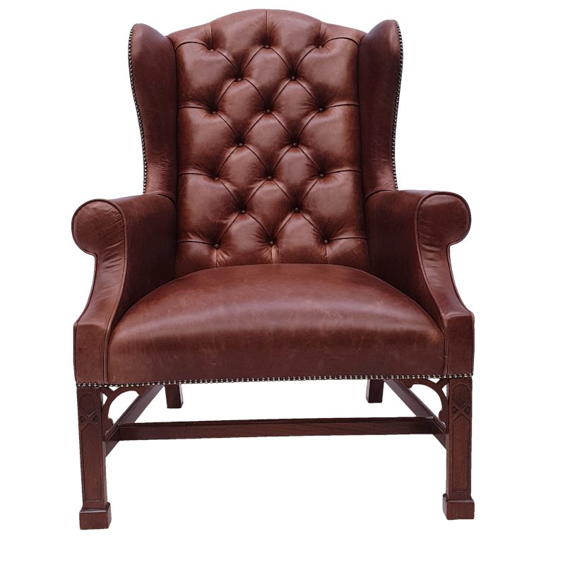 Chippendale Wingback Office Chair