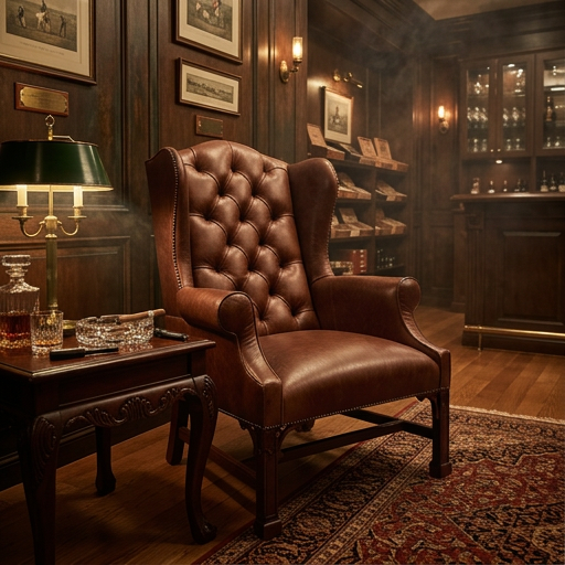 Chippendale Wingback Office Chair