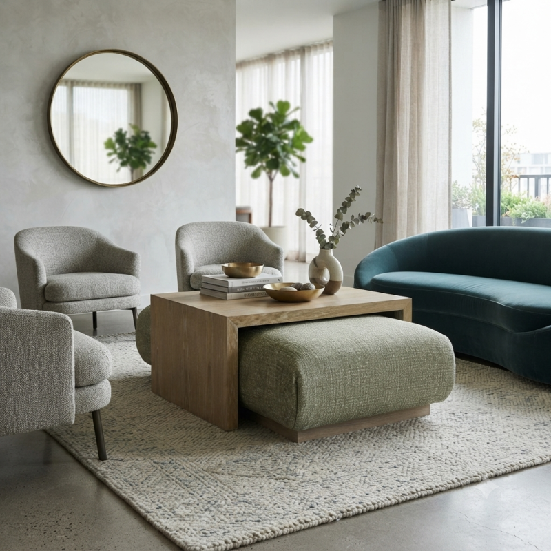 Coffee Table Ottoman