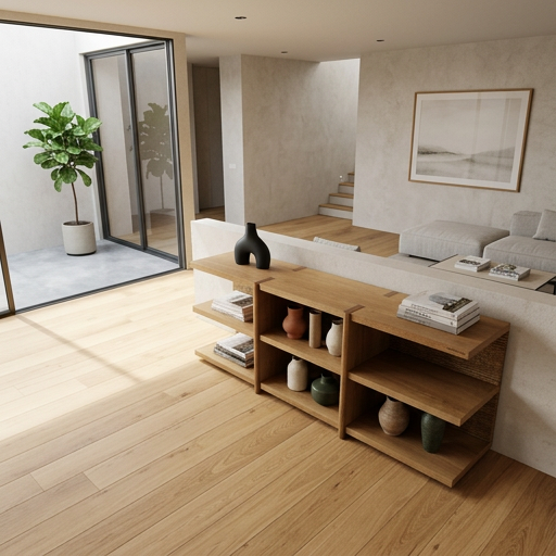 Costa Rico Modern Oak Bookshelf