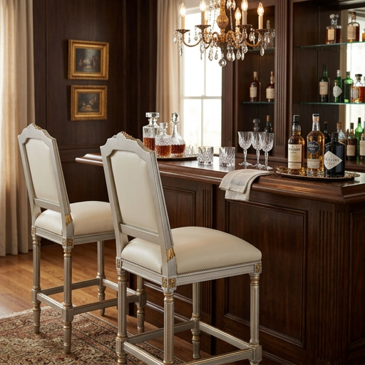 Elaborate Louis Bar Stool