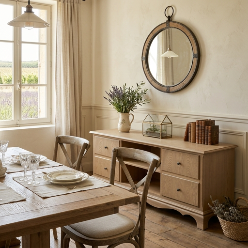 Enchanting French Countryside Cabinet