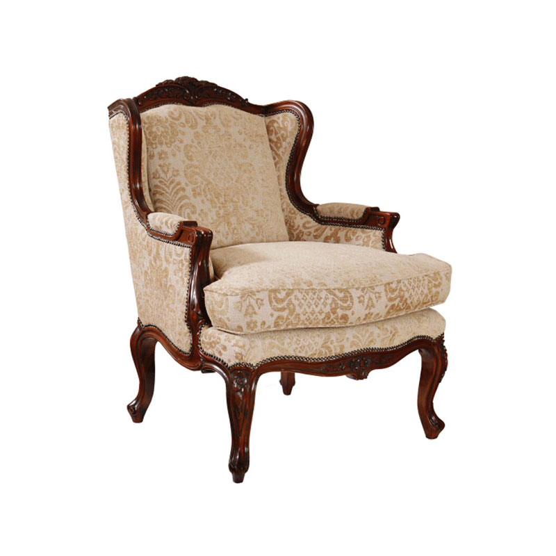 French Provincial Wingback Wood Frame | Classic Revivals