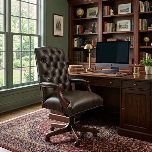 Georgian Swivel and Tilt Chair