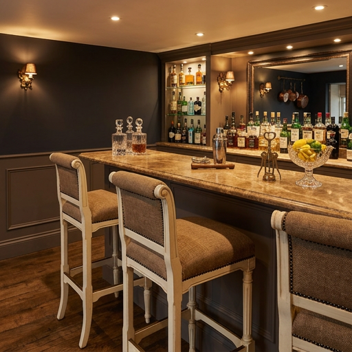 Louis Low Back Bar Chair