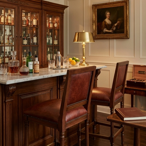 Louis XVI Royal Bar Chair