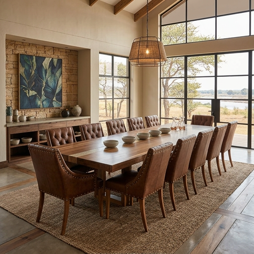 Modern Zambezi dining table