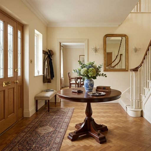 Regency Round Entrance Table