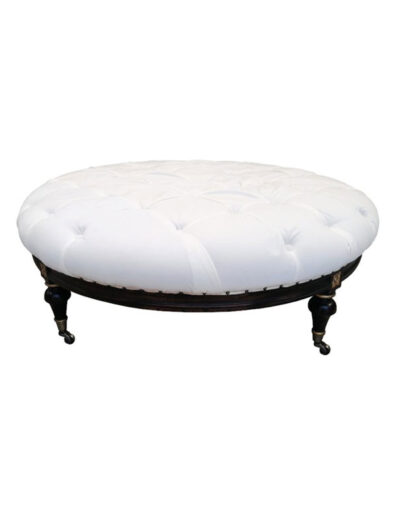 Regency Round Ottoman | Classic Revivals