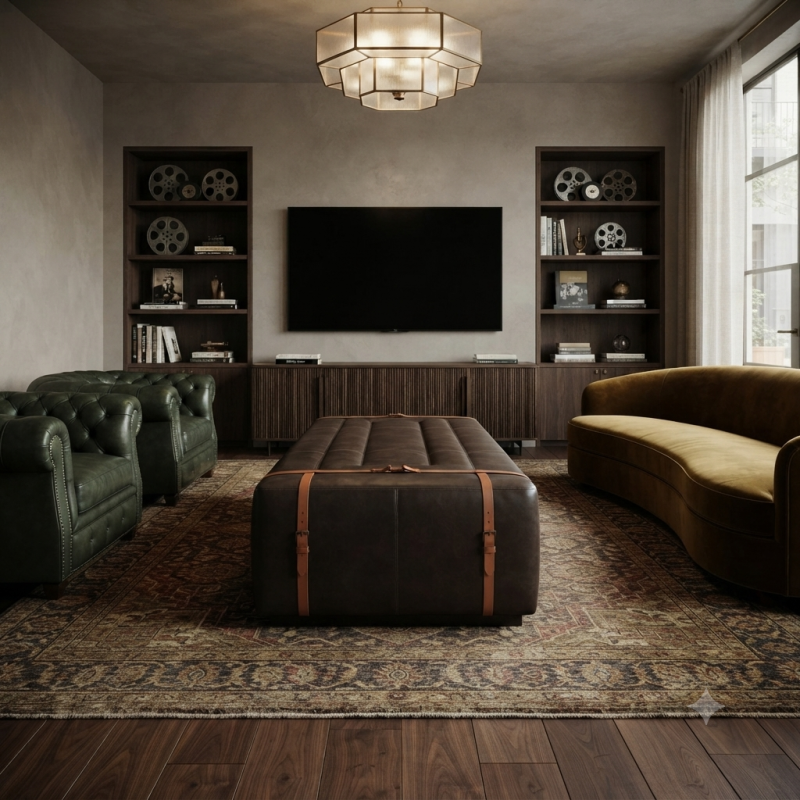 TV pop up Ottoman