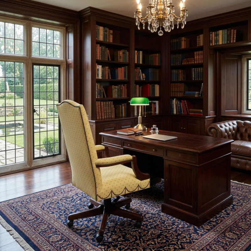 Georgian Swivel and Tilt Chair