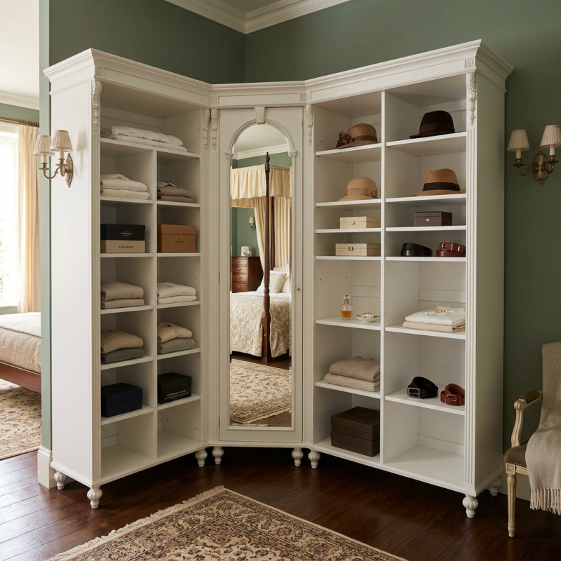Regency Corner Cabinet