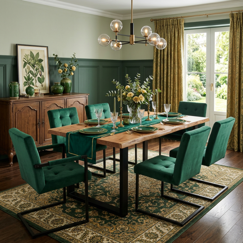 Royal Green Dining Table