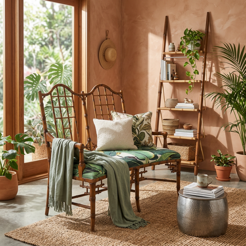 Bamboo Love Seat