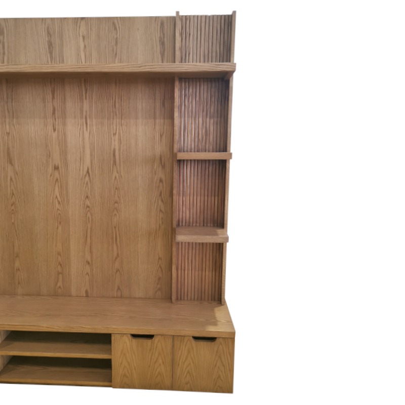Oak TV & Display Unit