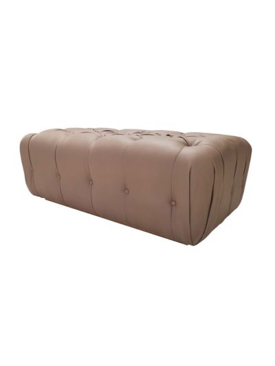 Diamond Button Ottoman