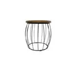 Dark Metal Side Table